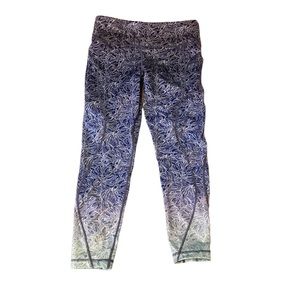 Vineyard Vines Ombré Tropical Print Performance Leggings
